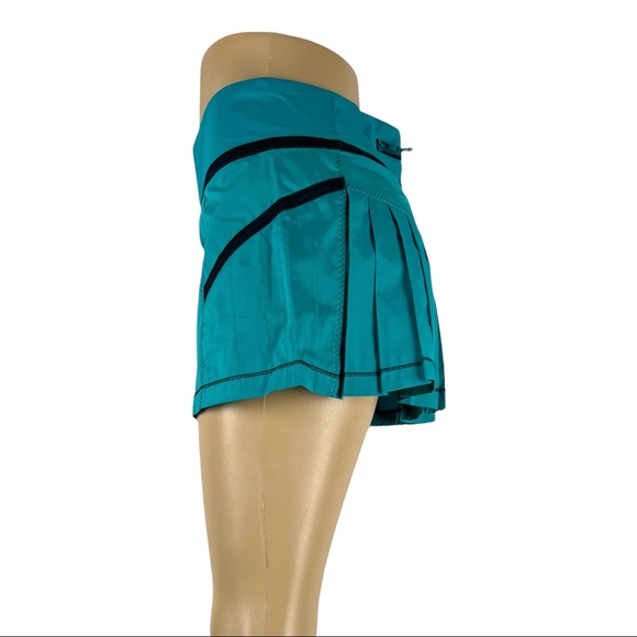Lululemon Women 4 - 6 Skort Run Reflection Green Skort Tennis Gym Drawstring EUC - Picture 3 of 12